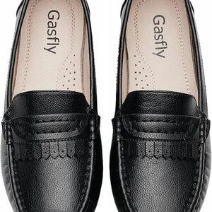 Women's Business Loafers Work Casual Flats Shoes Lightweight 8.5 Wide